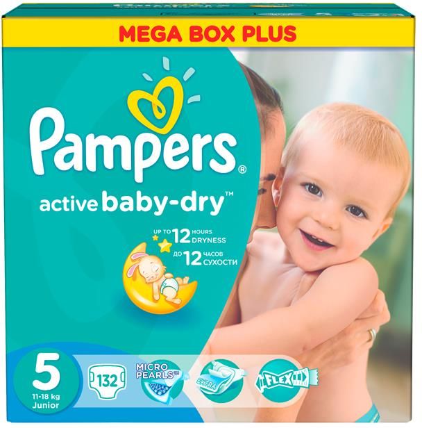 pampers active baby dry 5 junior 11-18kg opakowanie 16 szt