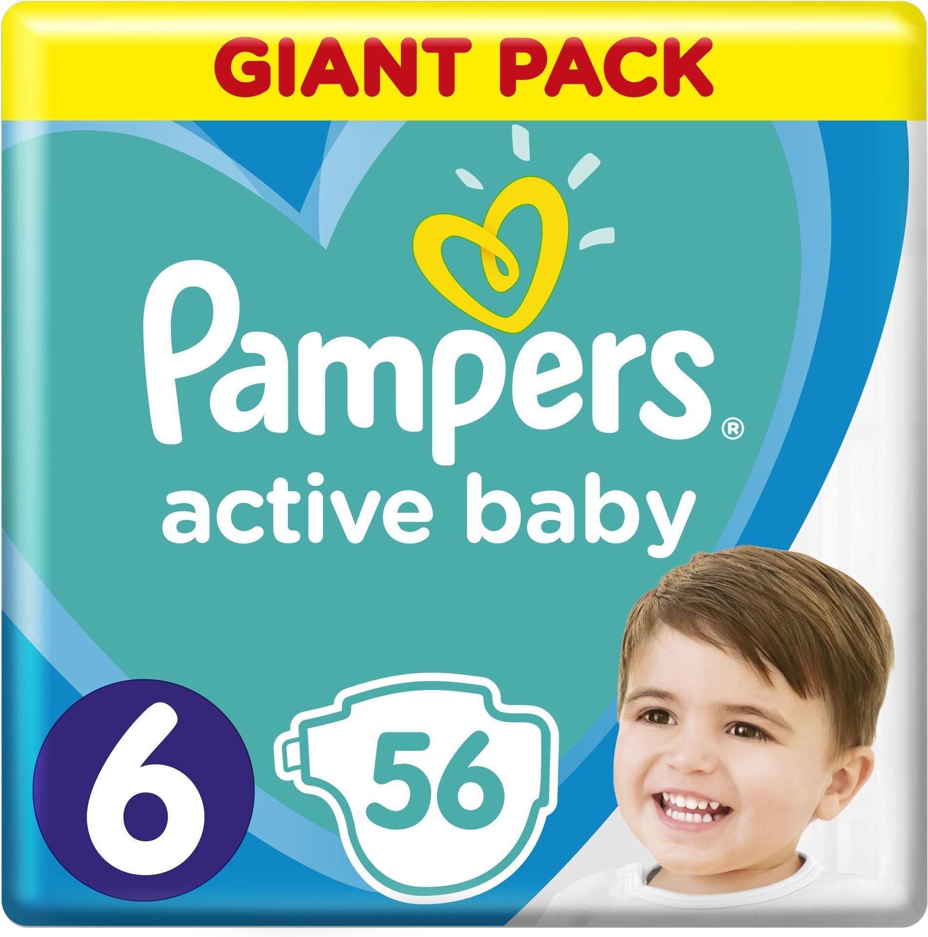 pampers active baby dry 6monthly pack ceneo