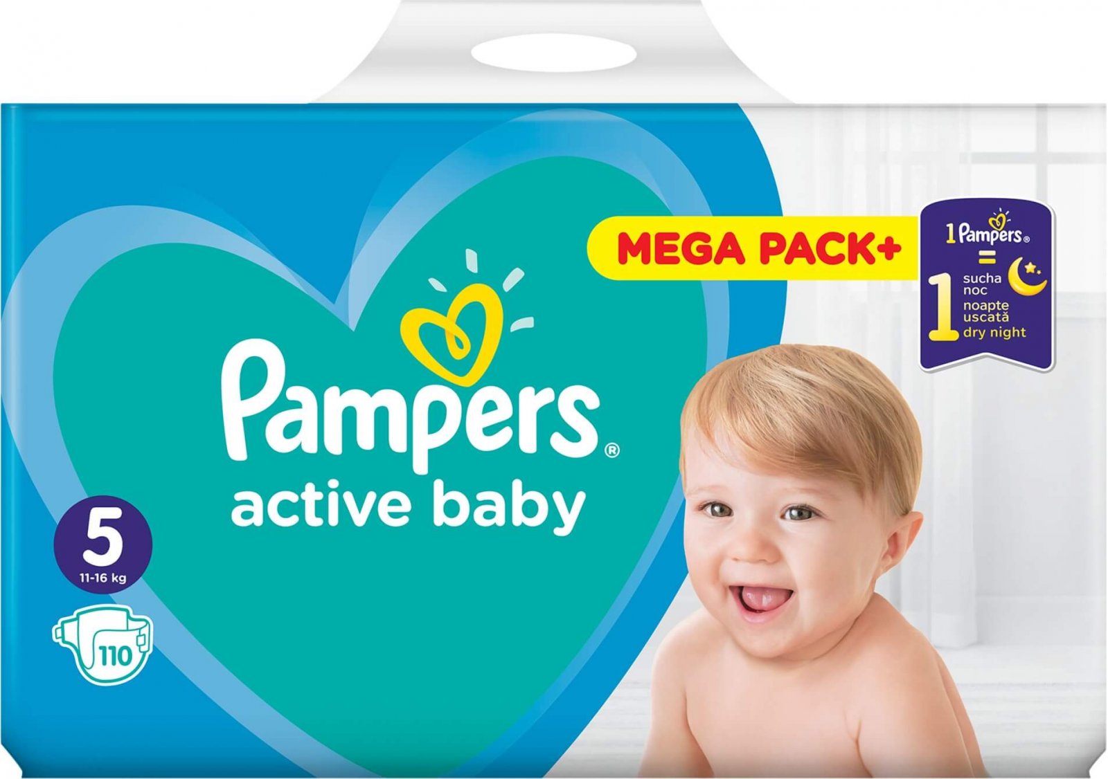 pampers active baby mega pack 5