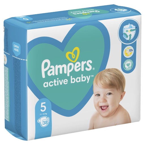 pampers active baby new baby pieluchy jednorazowe rozmiar 5