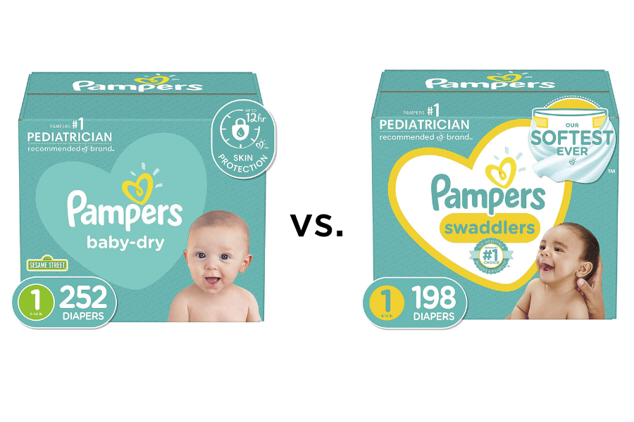 pampers active baby vs baby dry