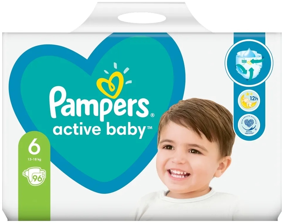 pampers active baby z aloesem