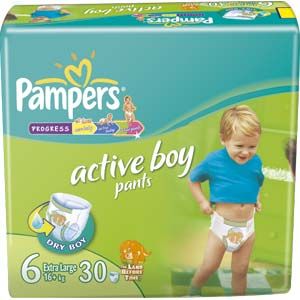 pampers active boy pants