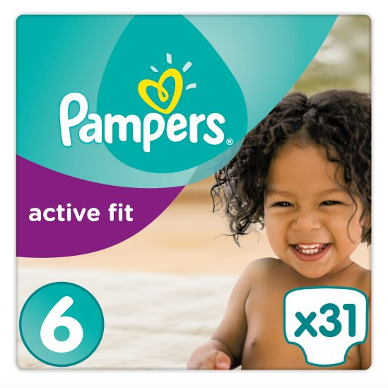 pampers active fit size 4 nappies