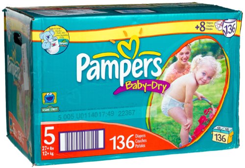 pampers baby dry 136