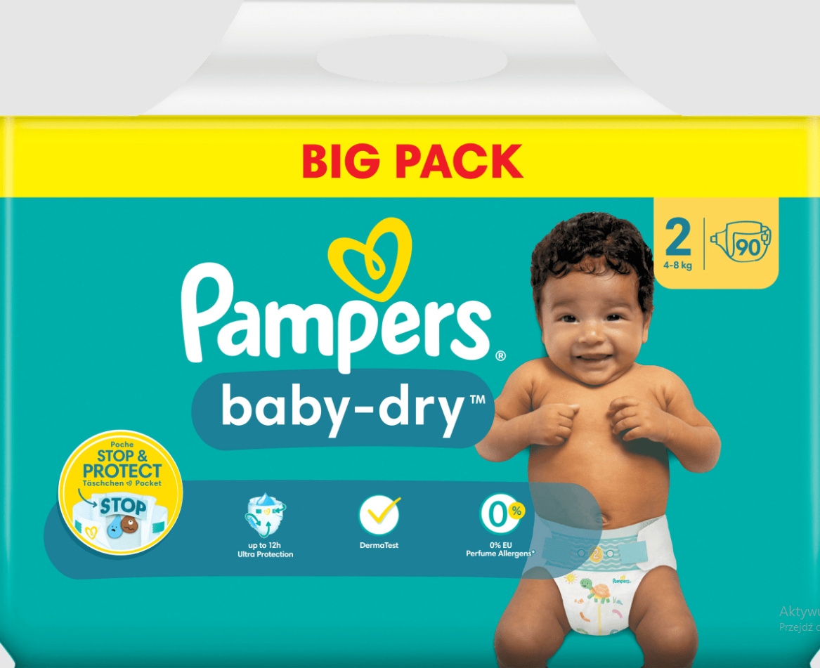 pampers baby dry 2 na promocji