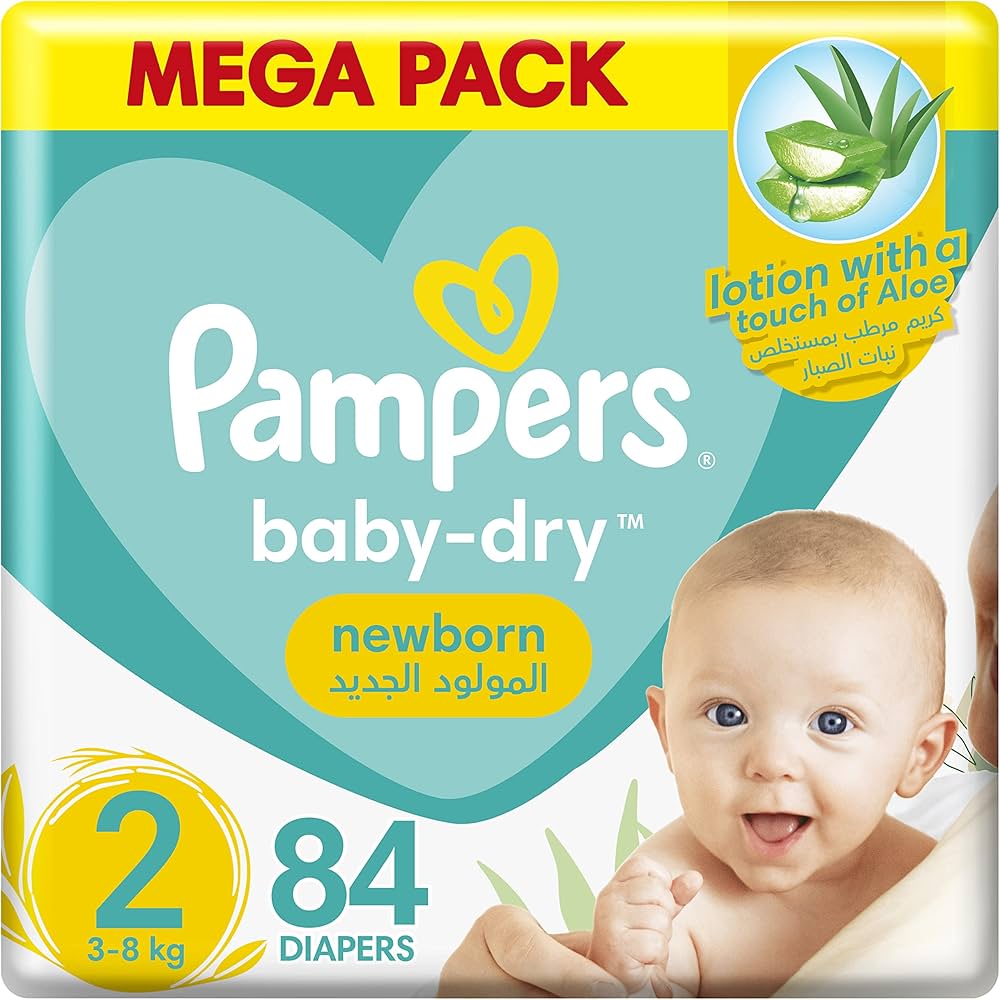 pampers baby dry mega pack size 2