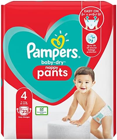 pampers baby dry nappy pants size 4 najtaniej