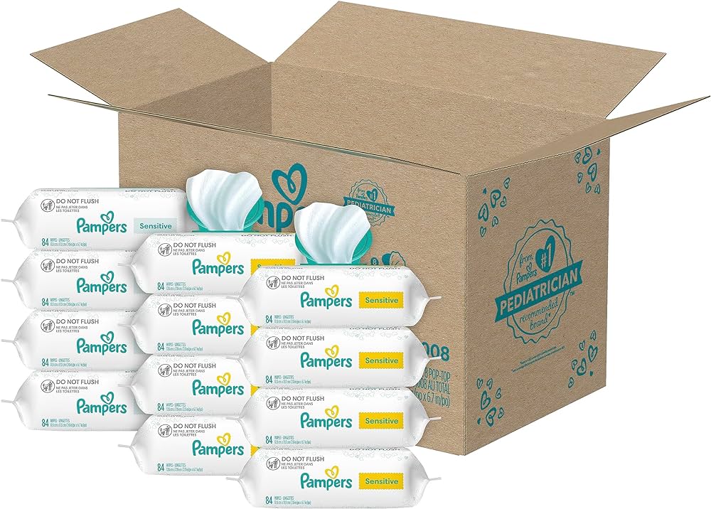 pampers baby wipes 12 pack