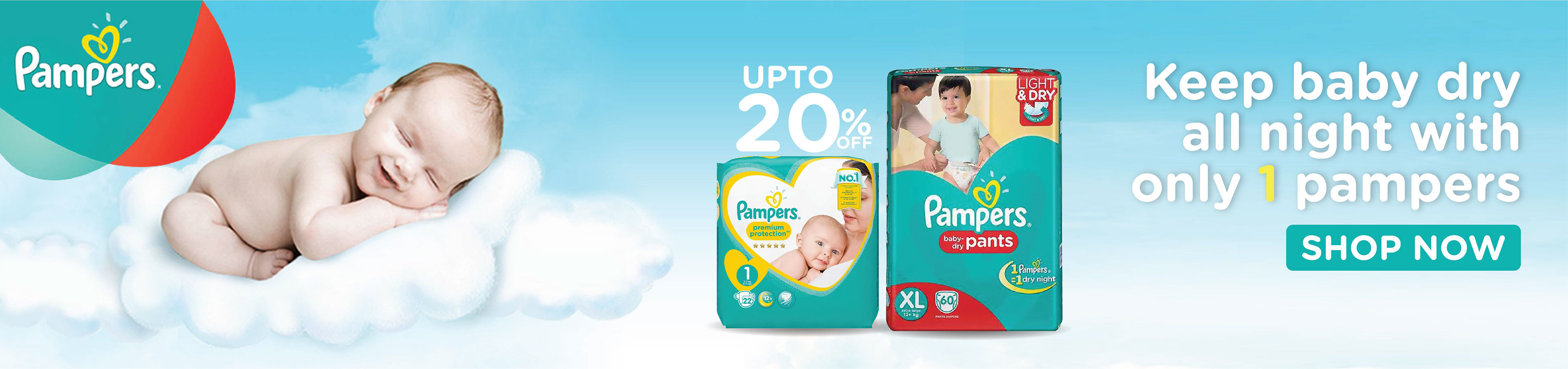 pampers baner