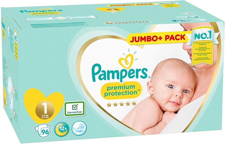 pampers biale 2