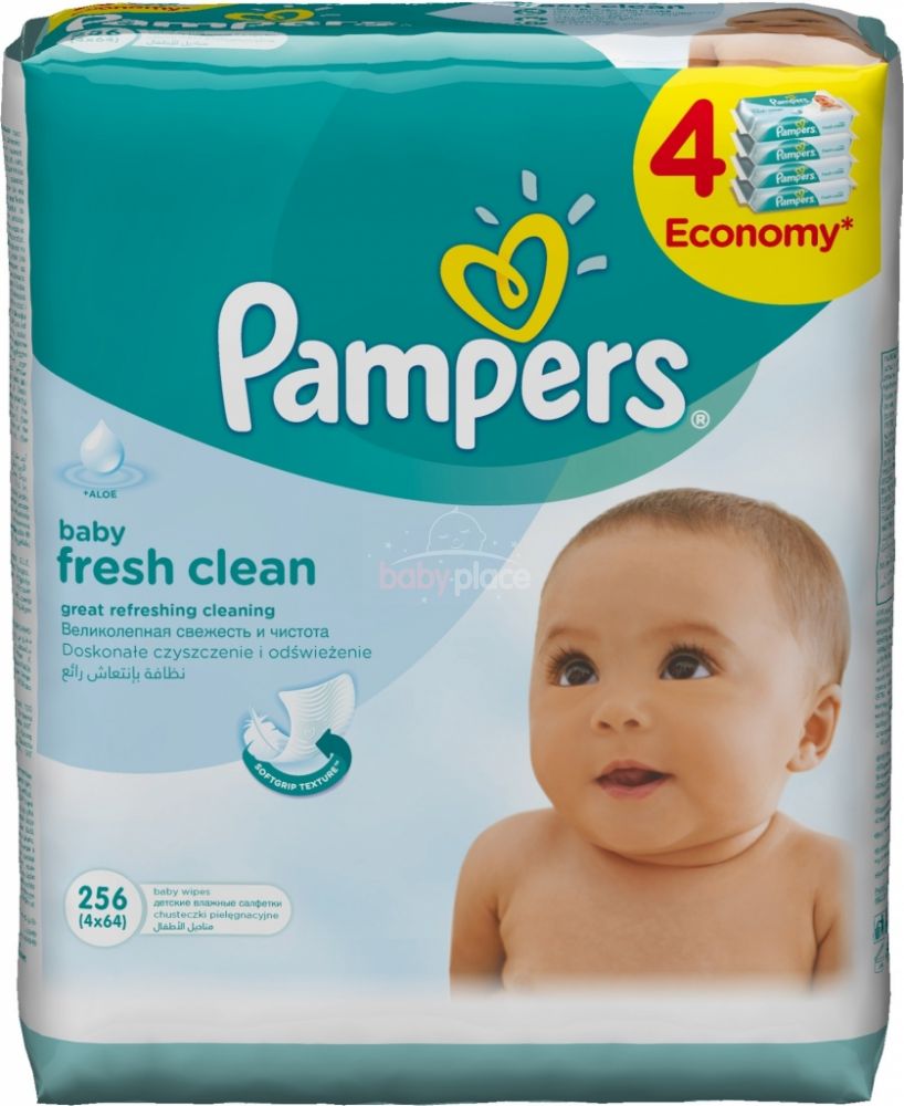 pampers chusteczki 4x64