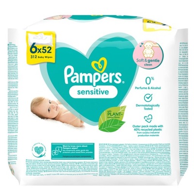 pampers chusteczki mokre 64 szt