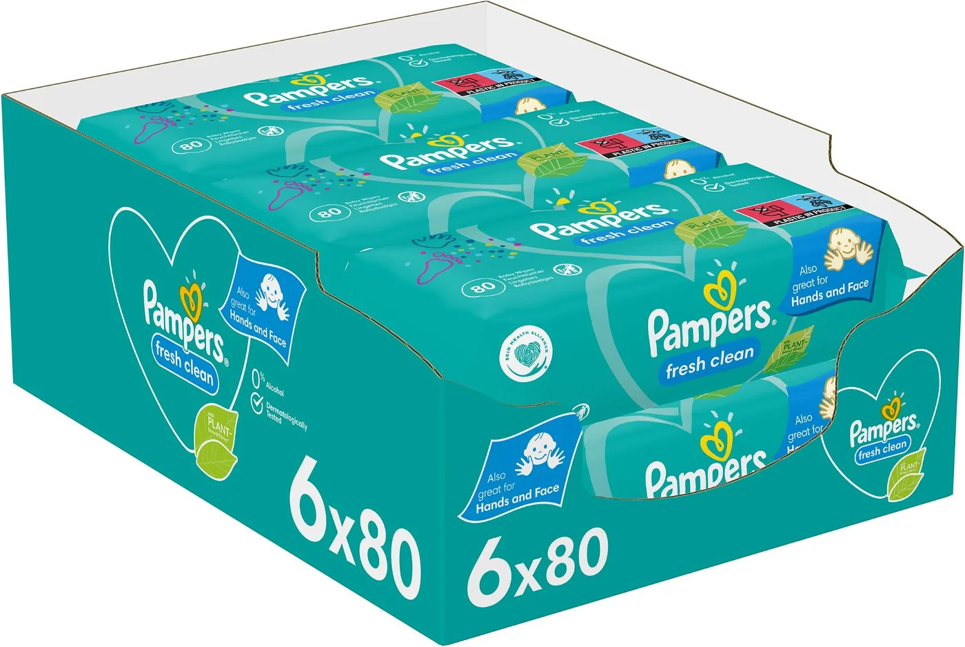 pampers chusteczki natural clean 12x64 szt