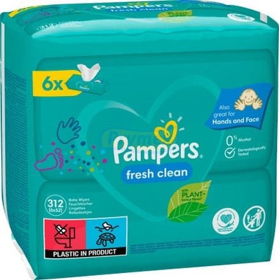 pampers chusteczki nawilżające fresh clean 64 szt