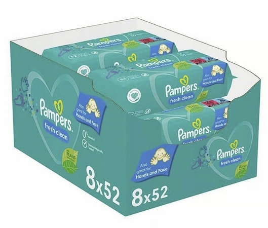 pampers chusteczki w kartonie