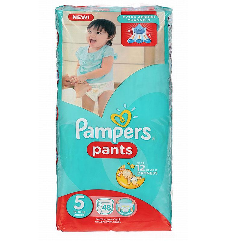 pampers diaper pants extra large 12 kg plus 48 pieces