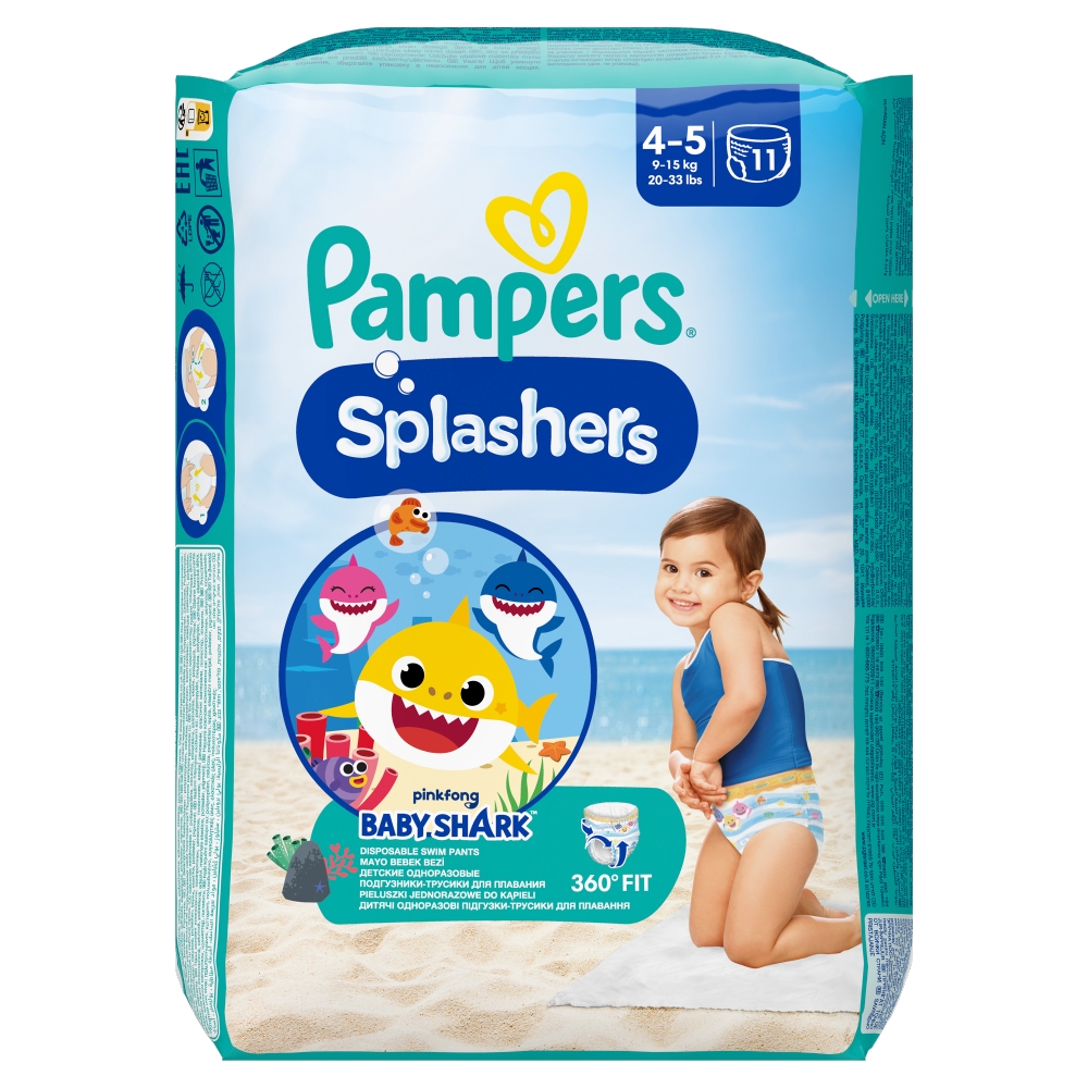 pampers do pływania 4-5