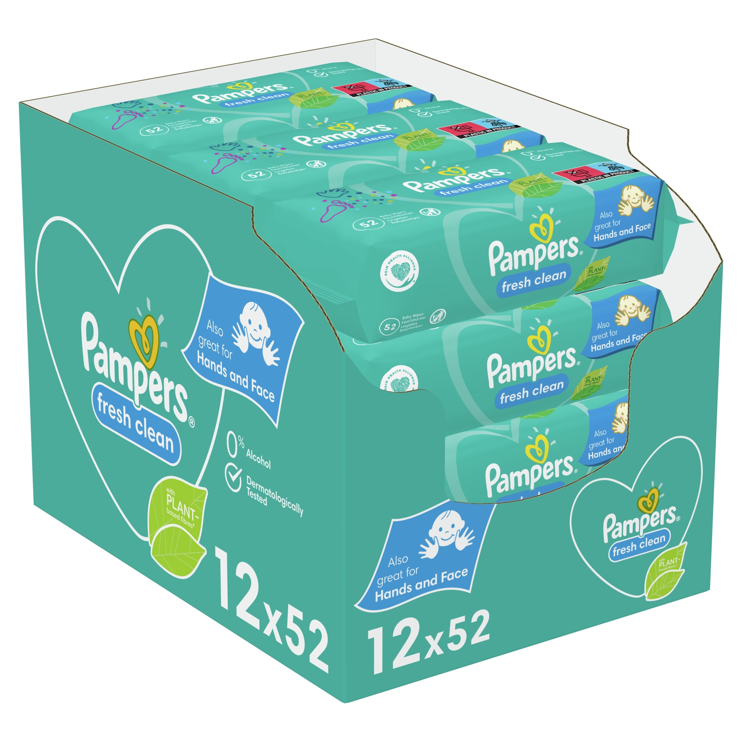 pampers fresh clean chusteczki 9 x 64 sztuki