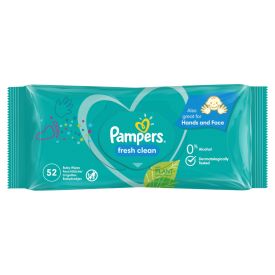 pampers fresh clean chusteczki nawilżane 52 szt