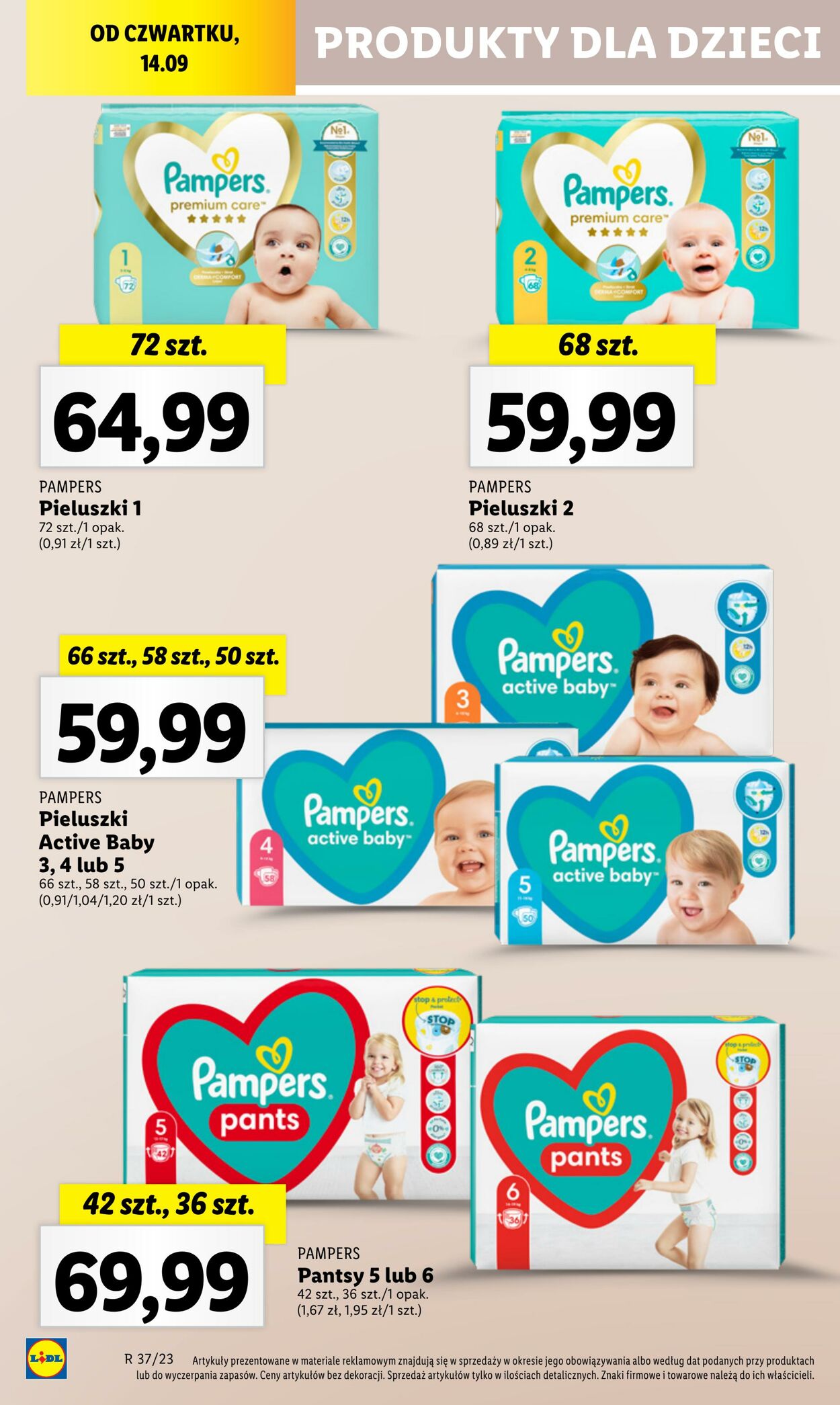 pampers gazetka