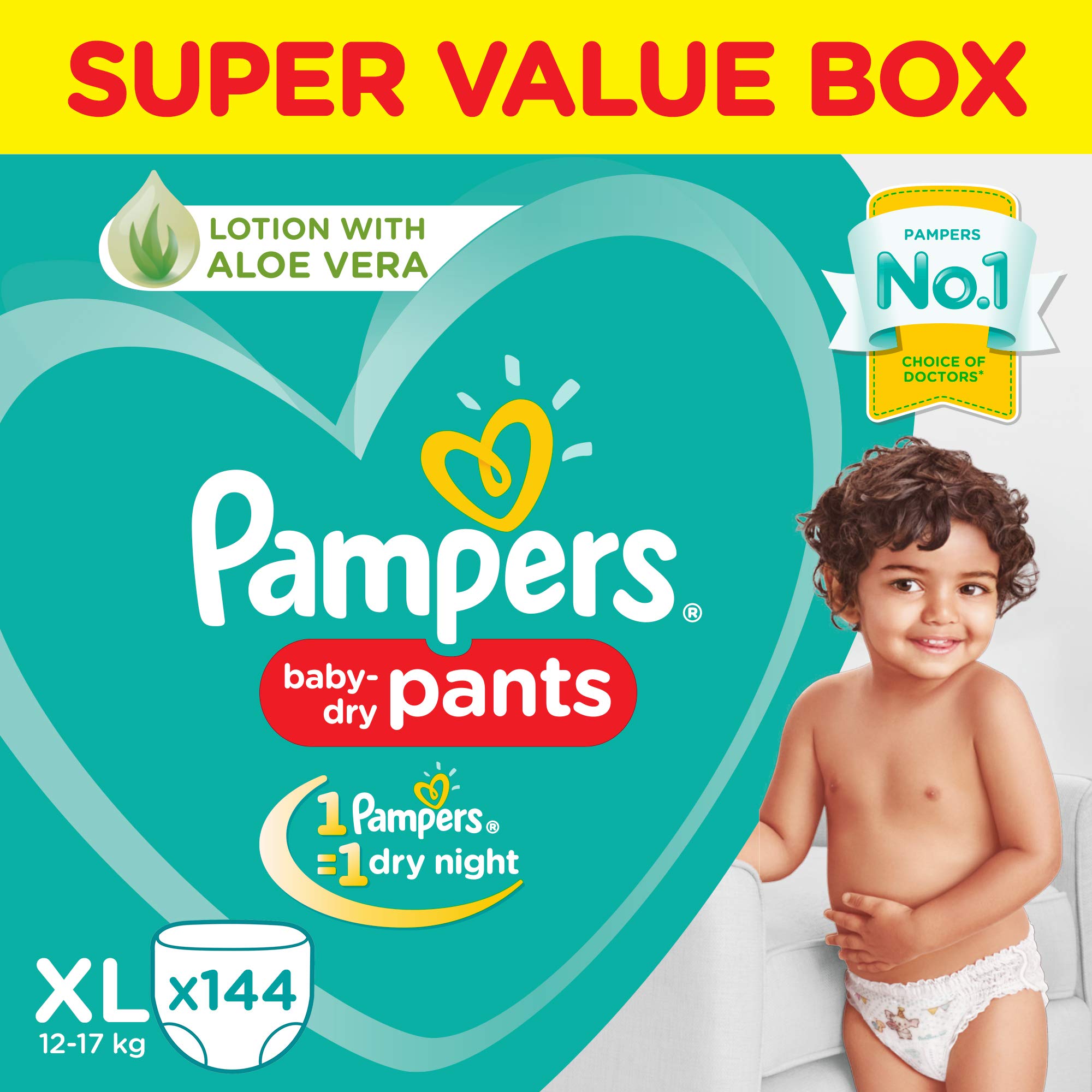 pampers giant box 144