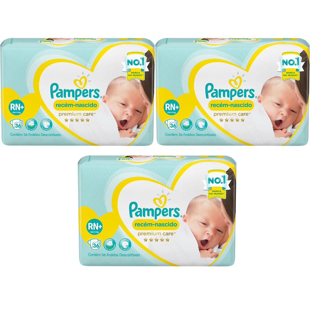 pampers giant pack 108 szt roz 3