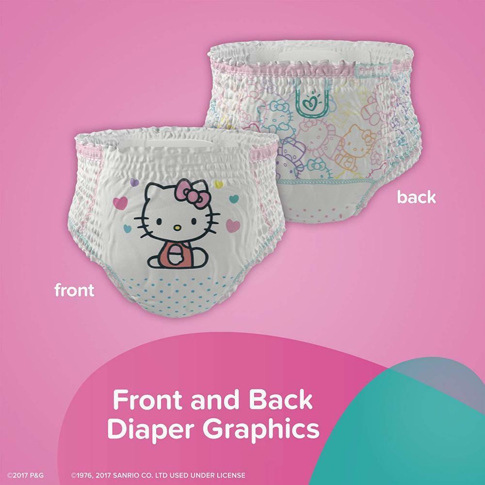 pampers hello kitty pull ups front and back