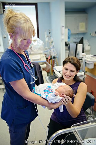 pampers in the hospital