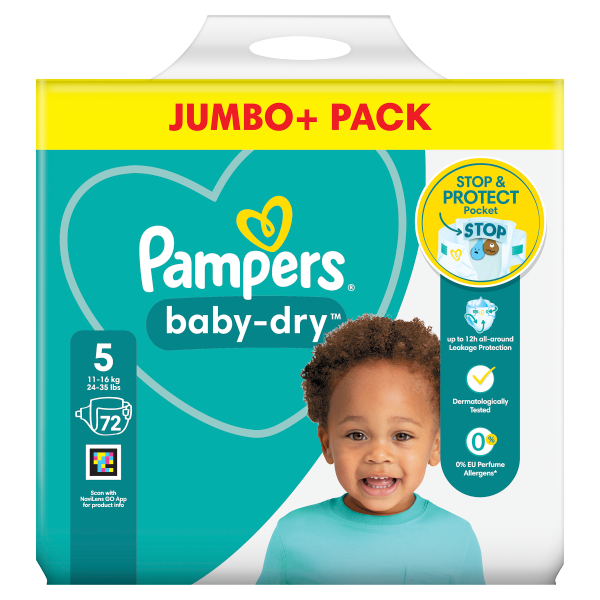 pampers jumbo pack 5 72