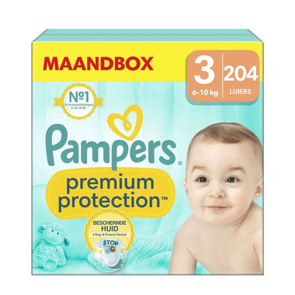 pampers maat 3 204 stuks