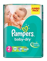 pampers mini 2 80 szt