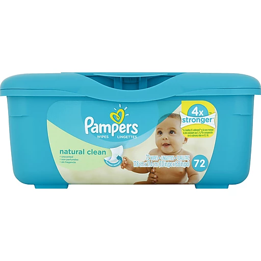 pampers natural clean baby wipes