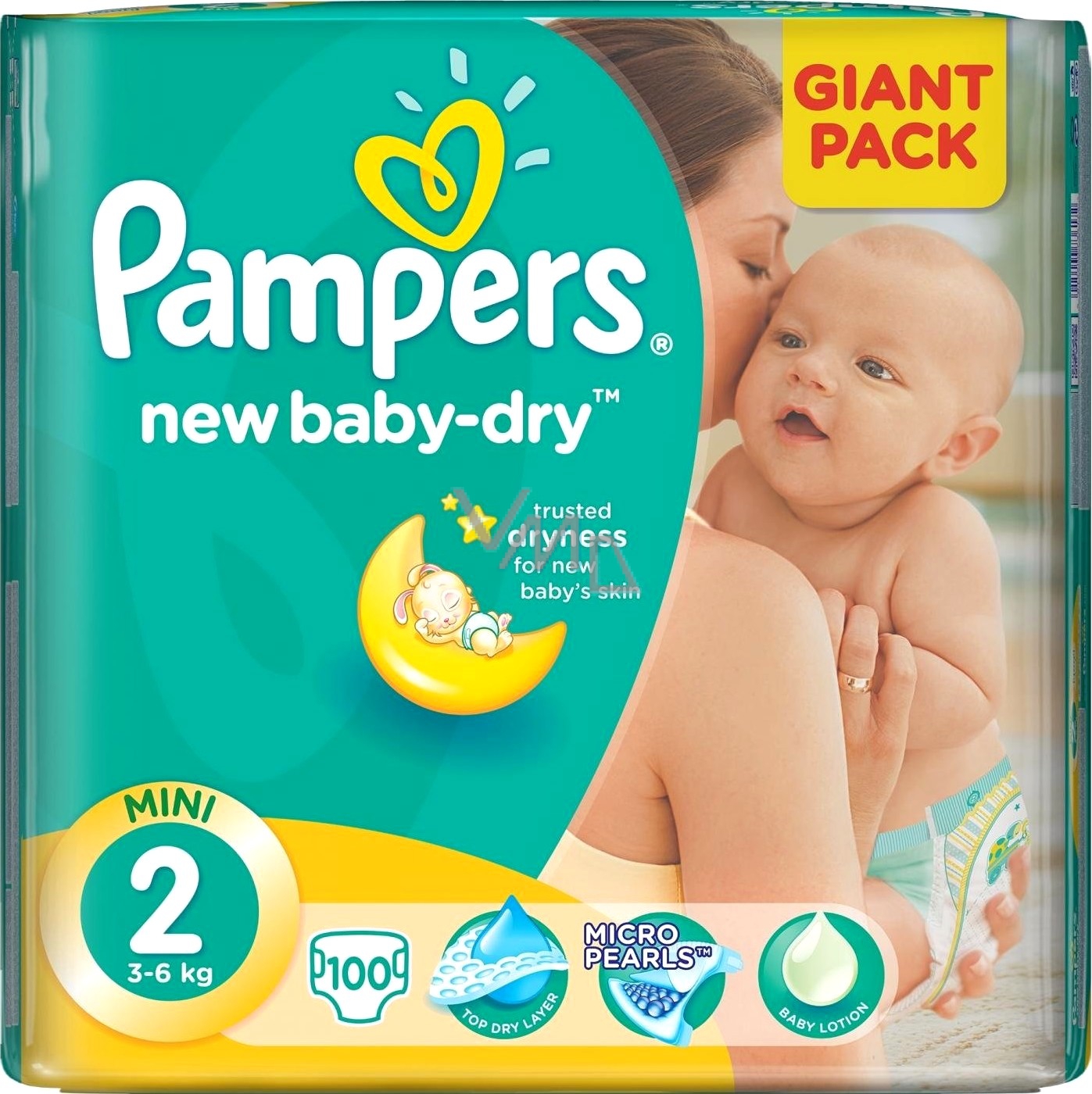 pampers new baby 2 mini 3-6kg