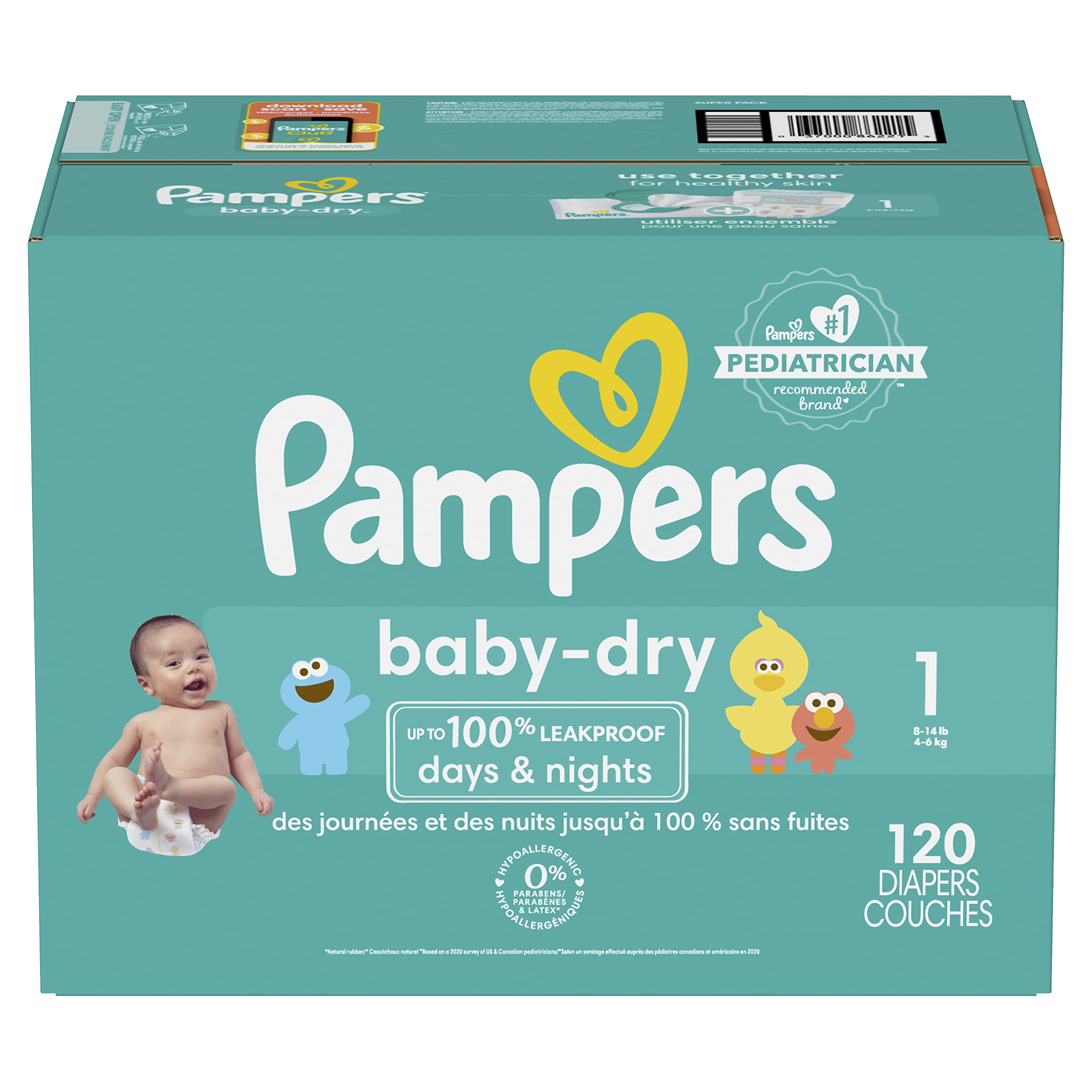 pampers new baby dry 1.2-5 kg cena