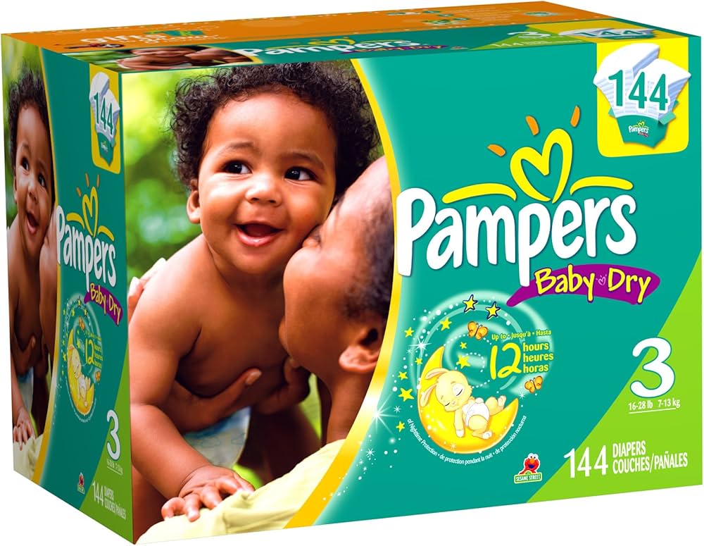 pampers new baby dry 2 144