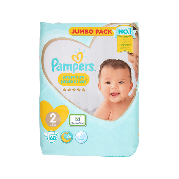 pampers new baby dry 2 68 szt