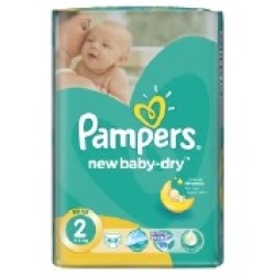 pampers new baby dry 2 68szt