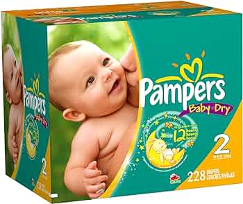 pampers new baby dry 2 cena 228 szt