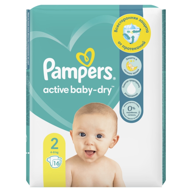 pampers new baby dry 2 smyk