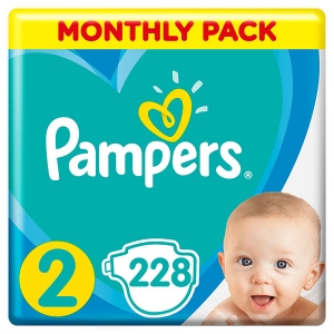 pampers new baby-dry 228 sztuk