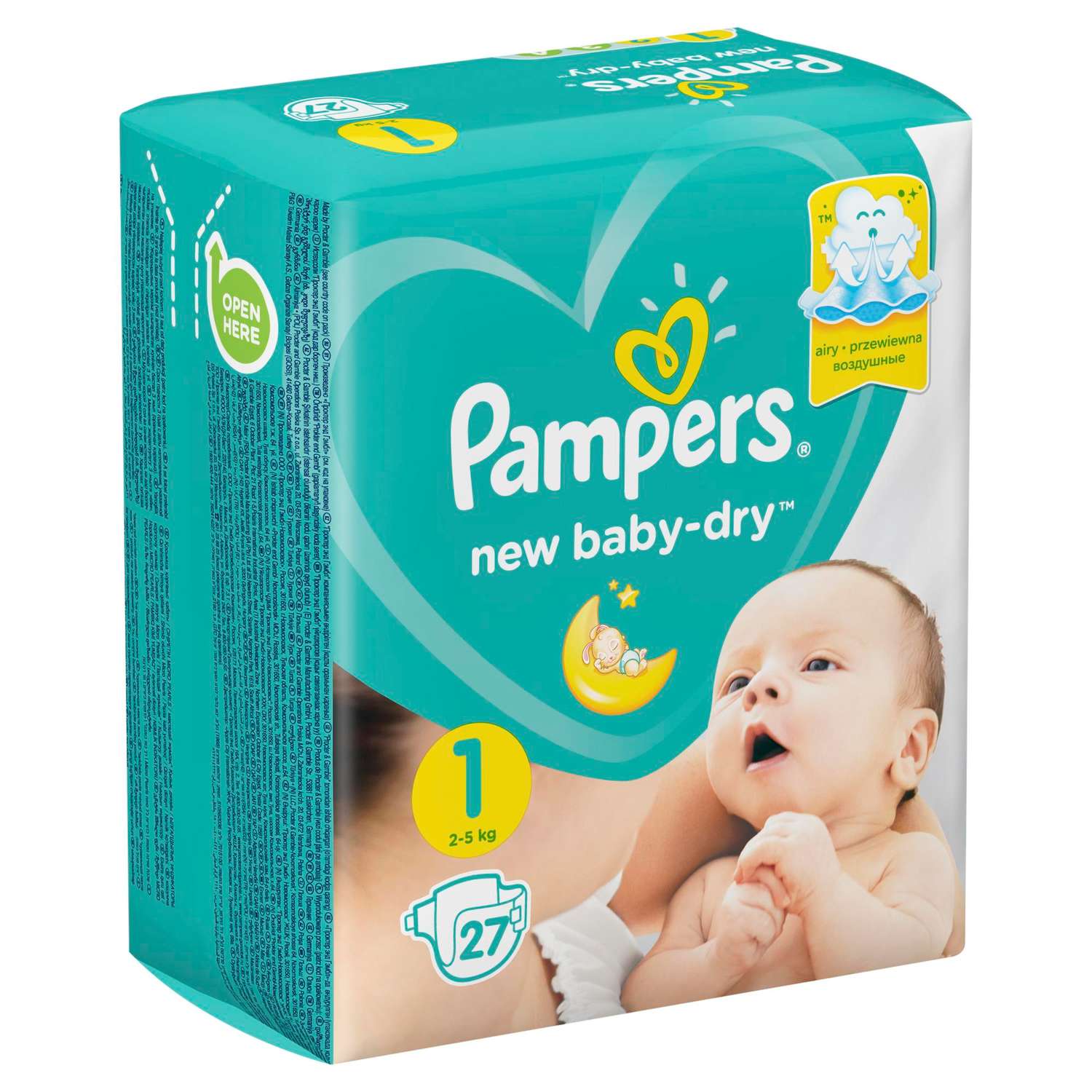 pampers new baby dry cena