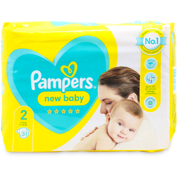 pampers new baby dry max 2 mini