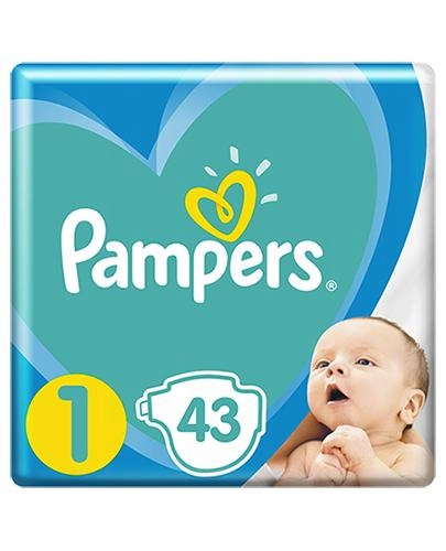 pampers new baby dry pieluchy rozmiar 1 newborn 2-5 kg