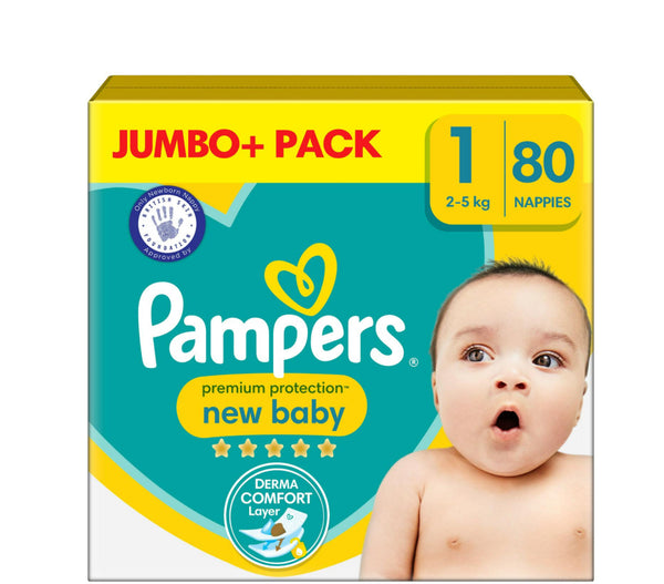 pampers new baby size 1 box