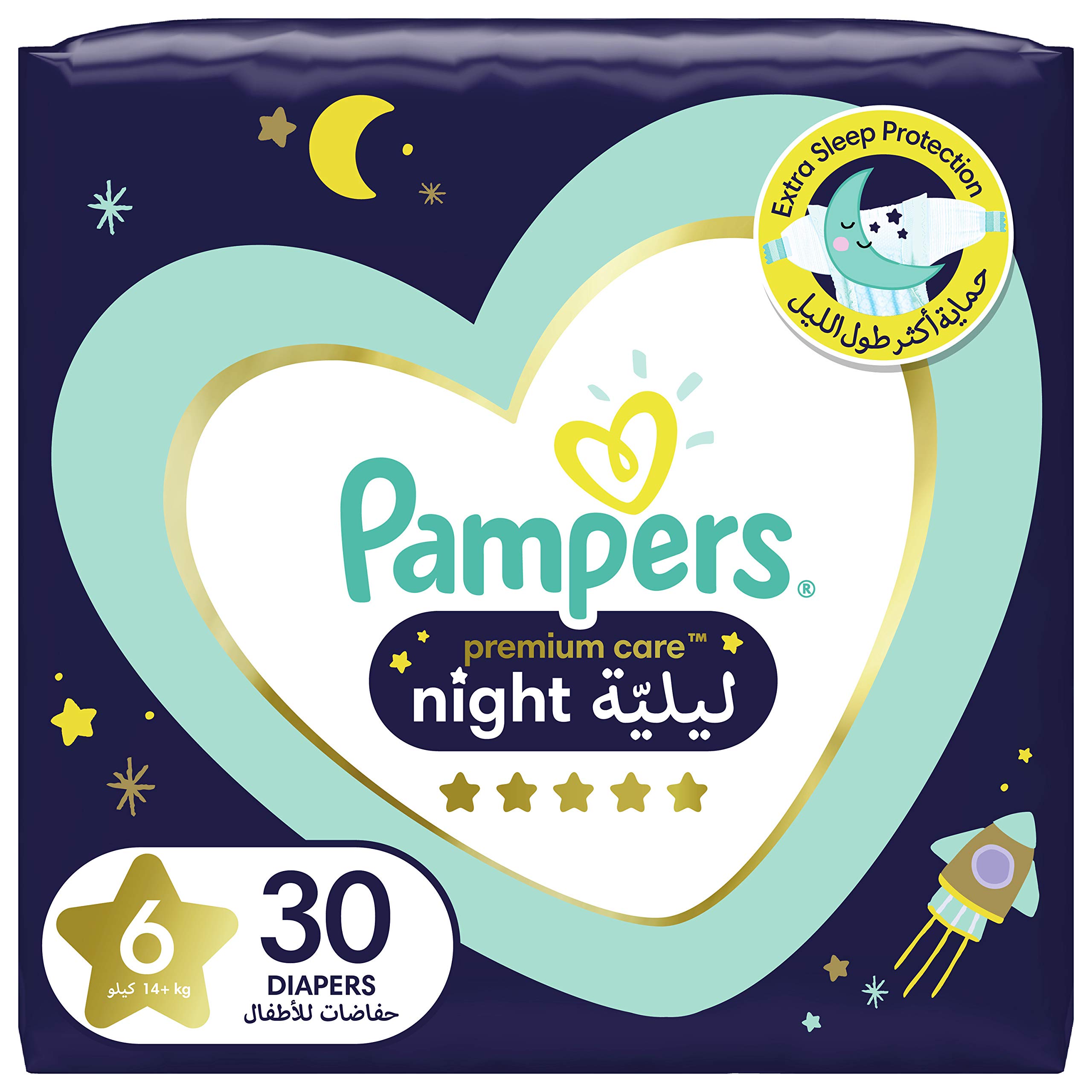 pampers night 6