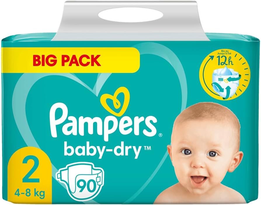 pampers opakowanie kiedys