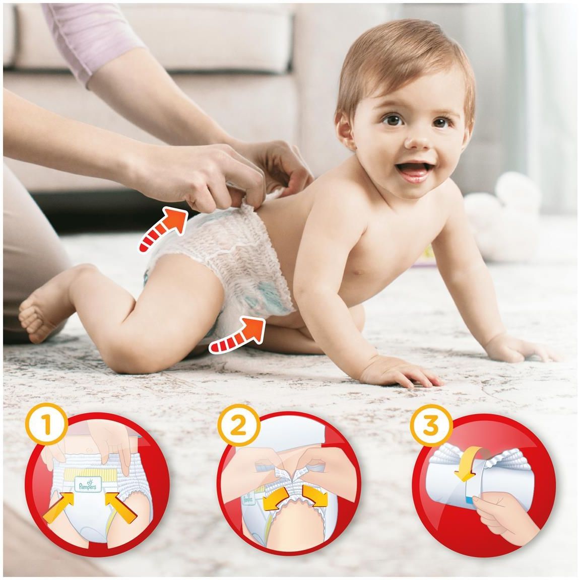 pampers pants 4 164szt