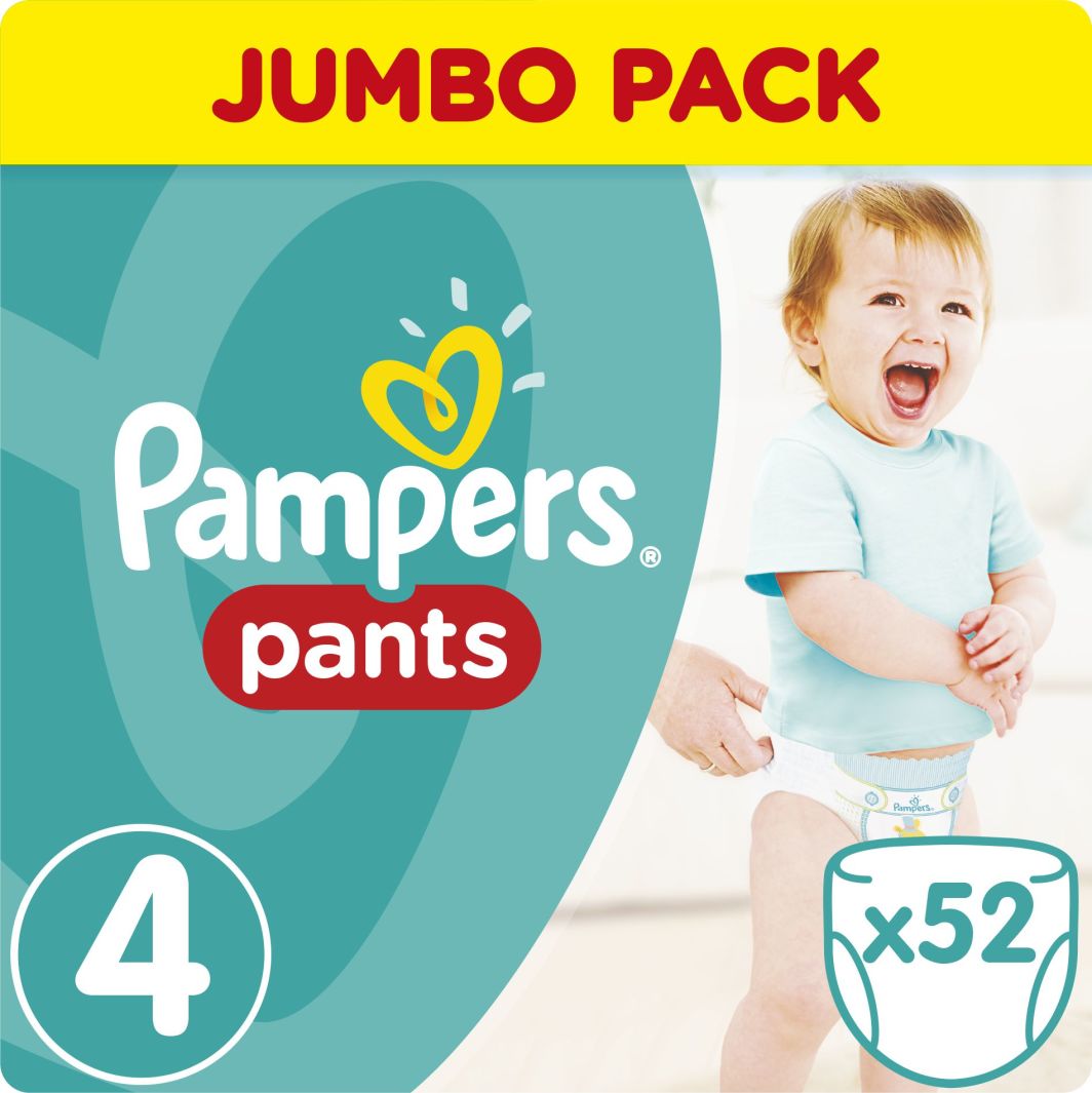 pampers pants 4 52 sztuki