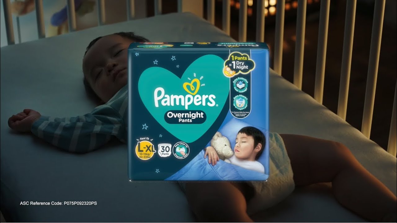 pampers pants commercial